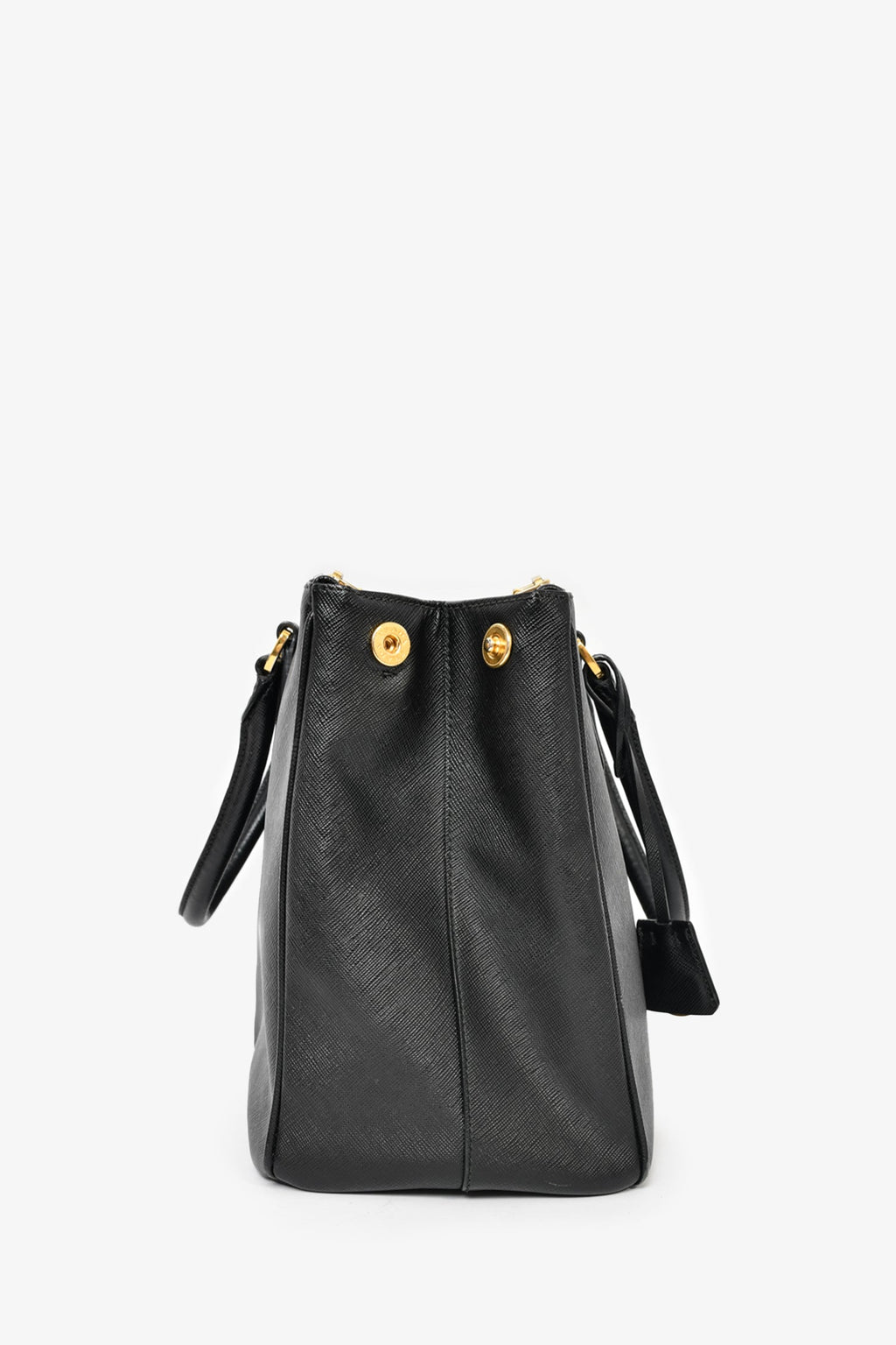 Prada Black Saffiano Leather Large 'Galleria' Tote with Strap