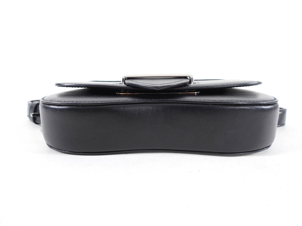 Prada Sidonie Black Leather Belt Bag and Crossbody