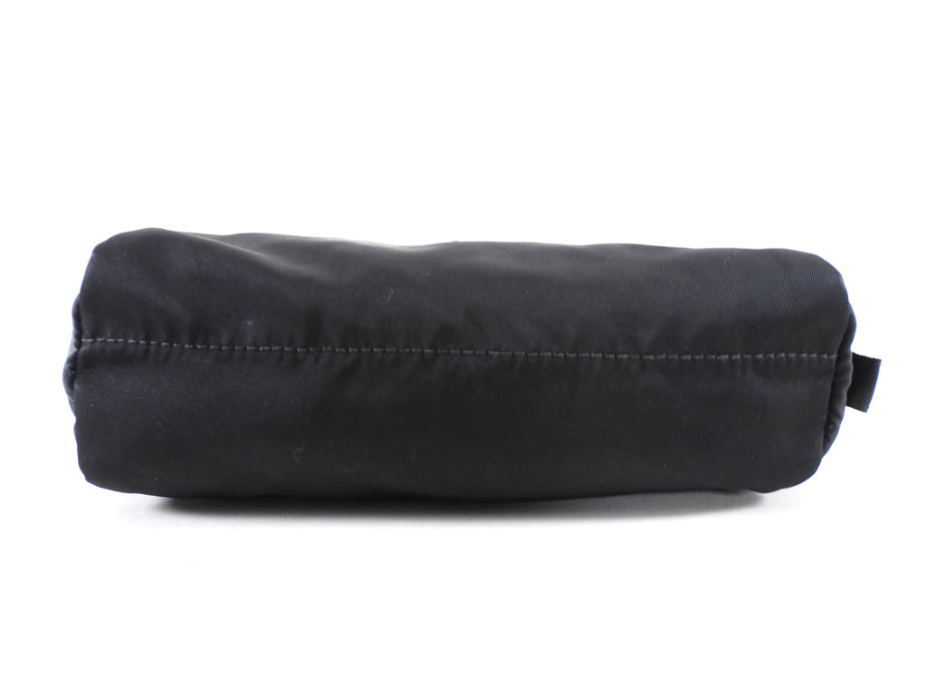 Prada Black Nylon Cosmetic Zip Pouch