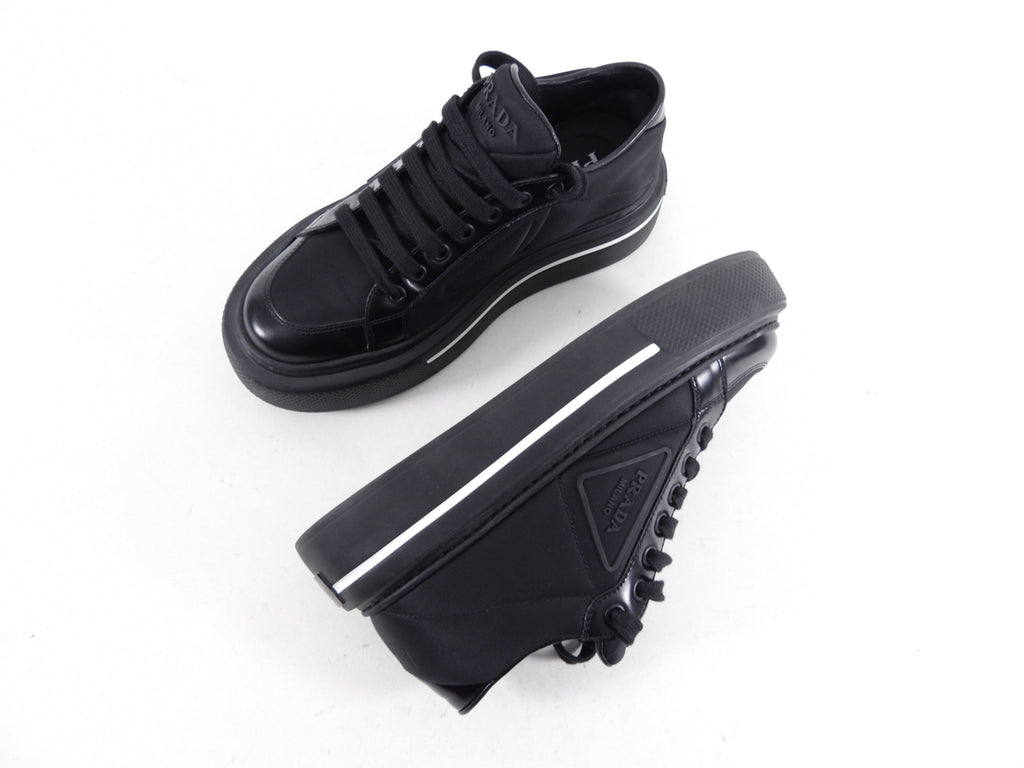 Prada Re-Nylon Black Sneakers - 36