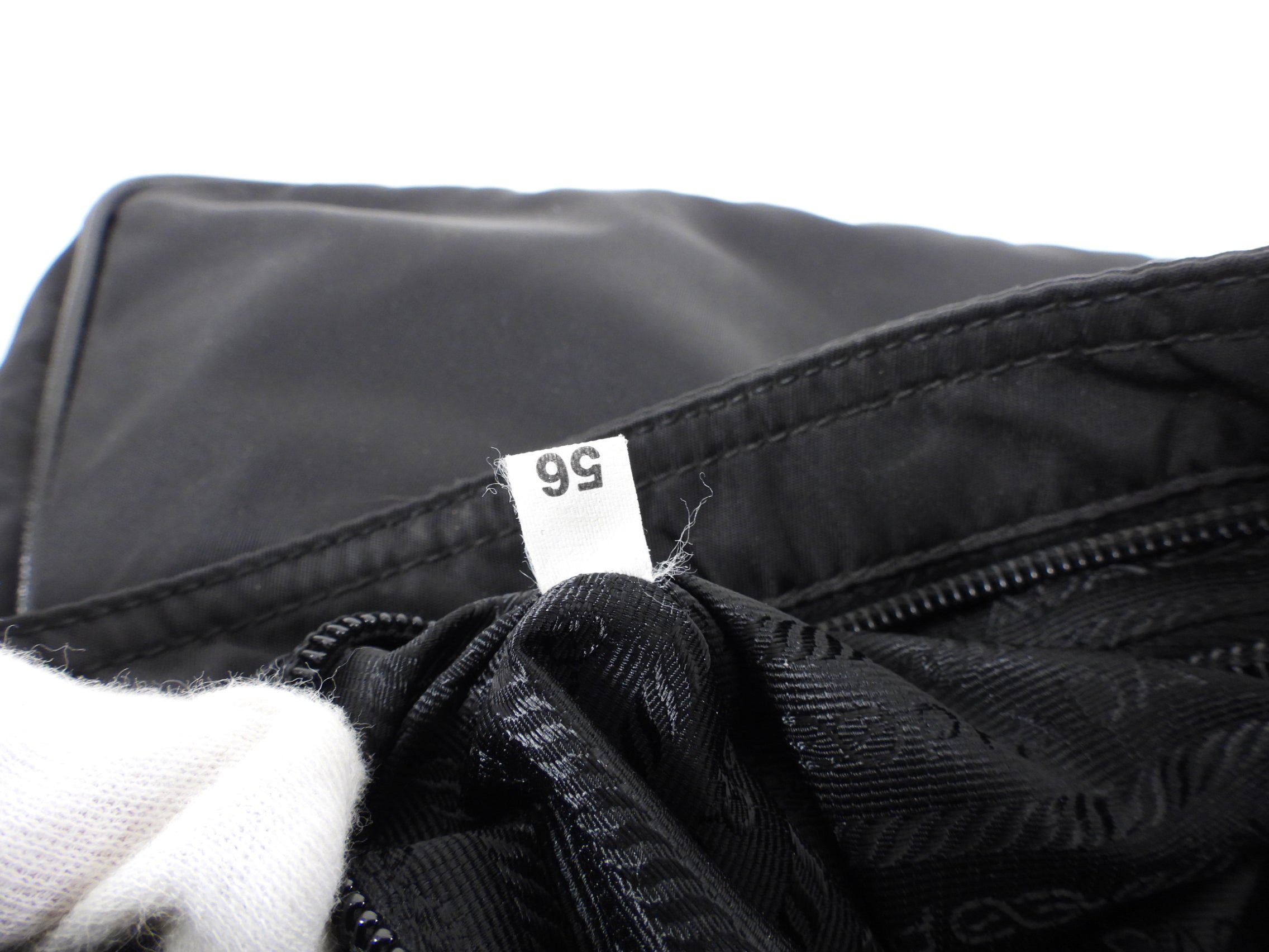 Prada Black Nylon Tessuto Messenger Bag