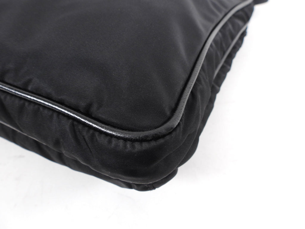 Prada Black Nylon Tessuto Messenger Bag
