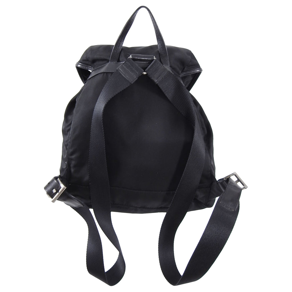 Prada Vintage 2001 Black Tessuto Nylon Vela Sport Backpack