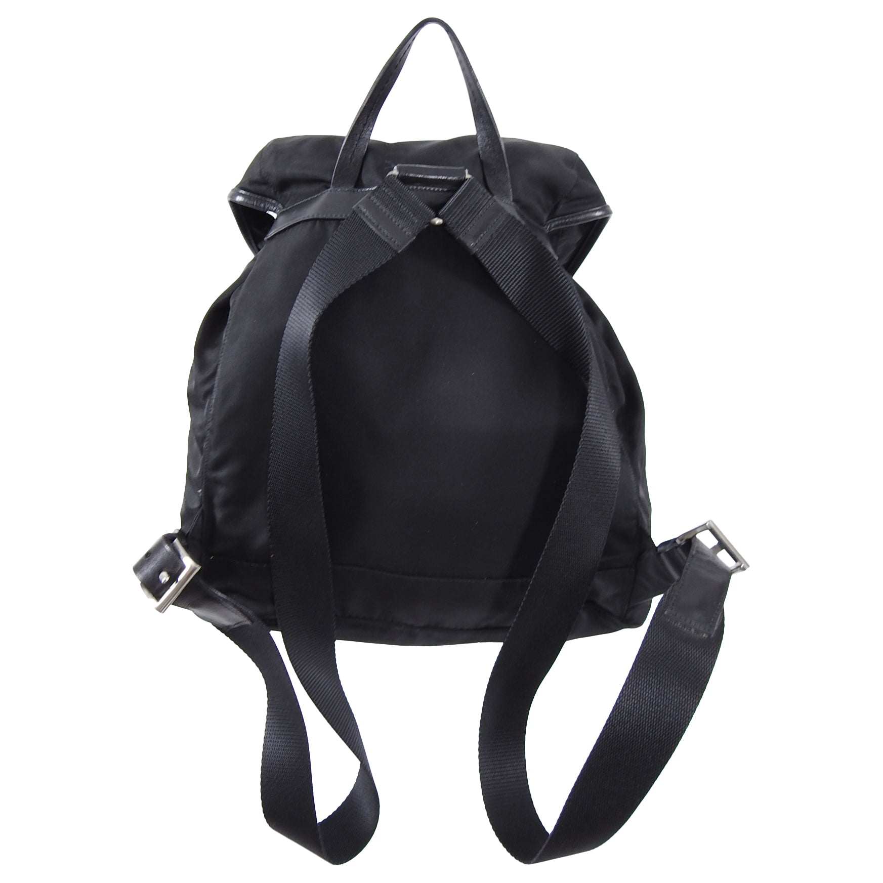 Prada Vintage 2001 Black Tessuto Nylon Vela Sport Backpack