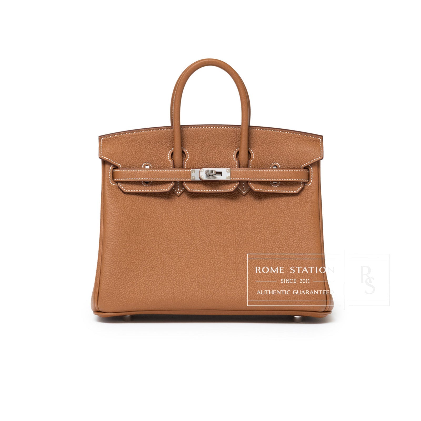 Hermès Birkin 25 Gold Togo Palladium Hardware