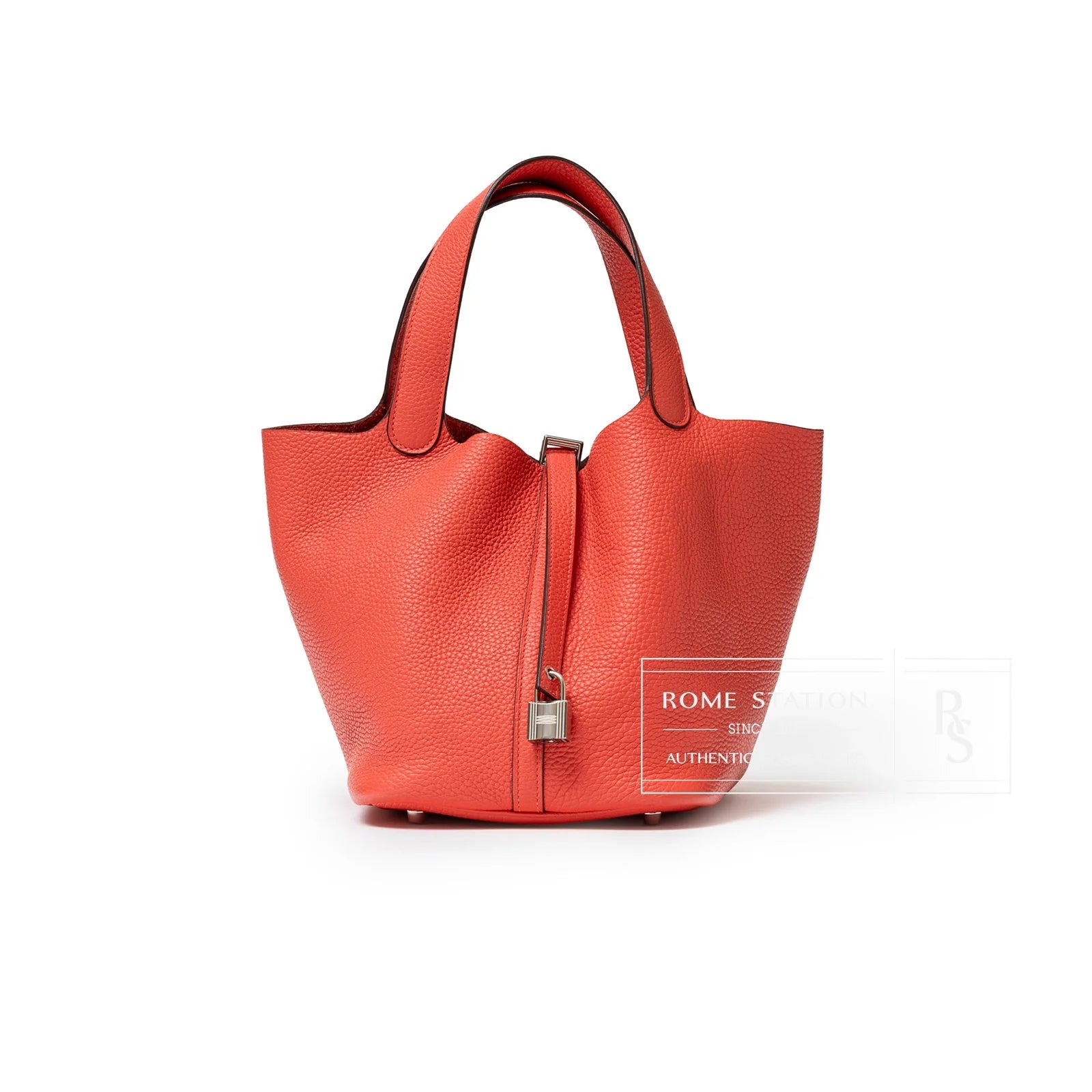 Hermès Picotin 22 Rose Jaipur Clemence Palladium Hardware