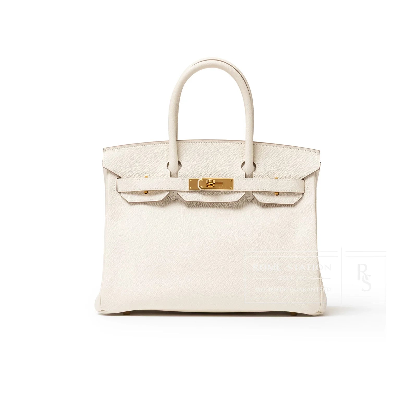 Hermès Birkin 30 Craie Epsom Gold Hardware