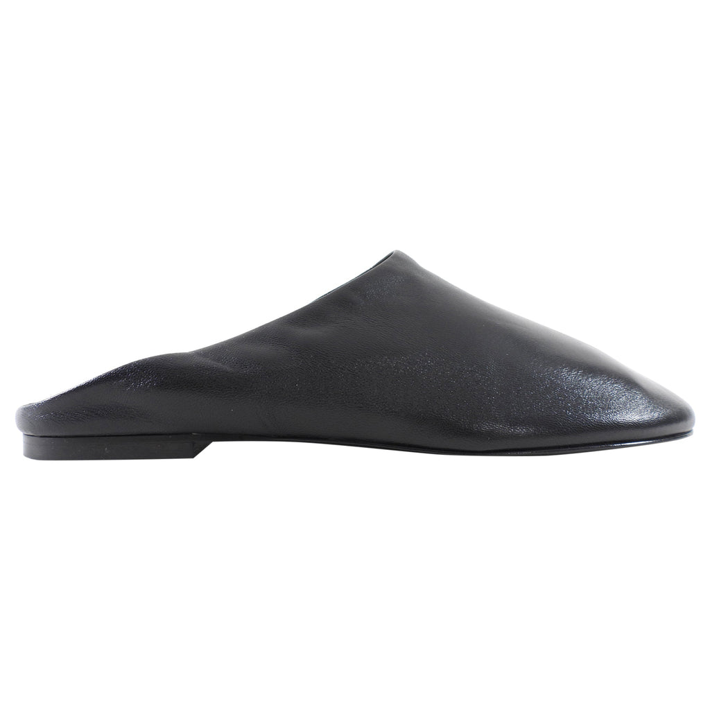 Proenza Schouler Black Leather Slip on Mules - 37