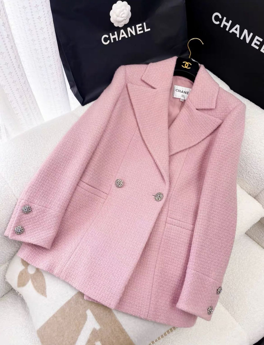 Chanel 22AW Pink Jacket