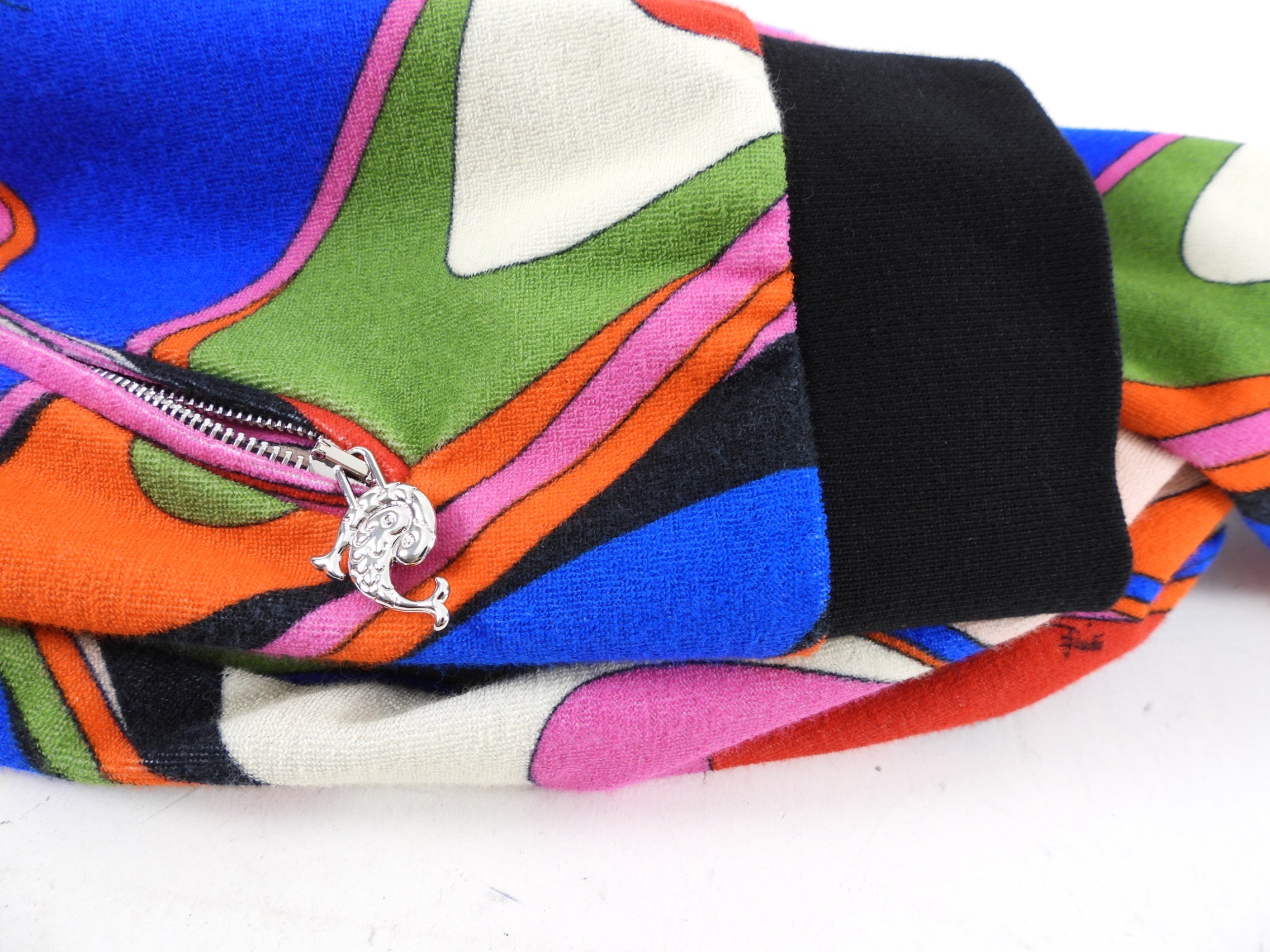 Pucci Multicolour Terry Bomber Jacket - IT44 / USA 8
