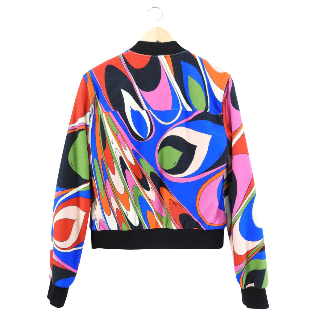 Pucci Multicolour Terry Bomber Jacket - IT44 / USA 8