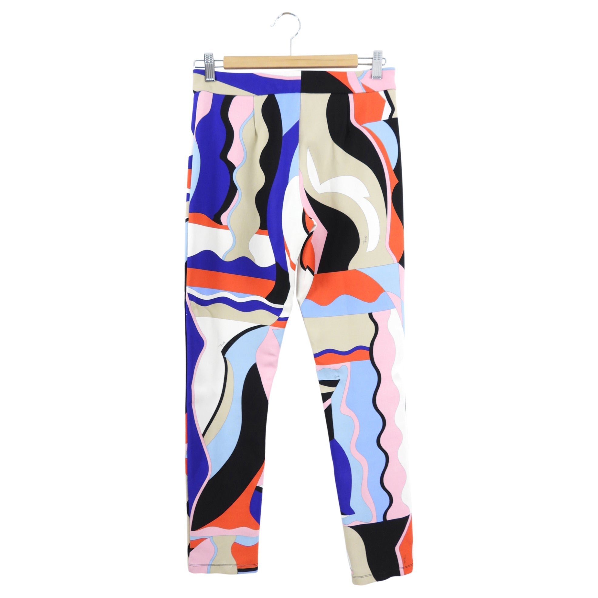 Pucci Multicolour viscose Jersey Slim Pants - S (4/6)