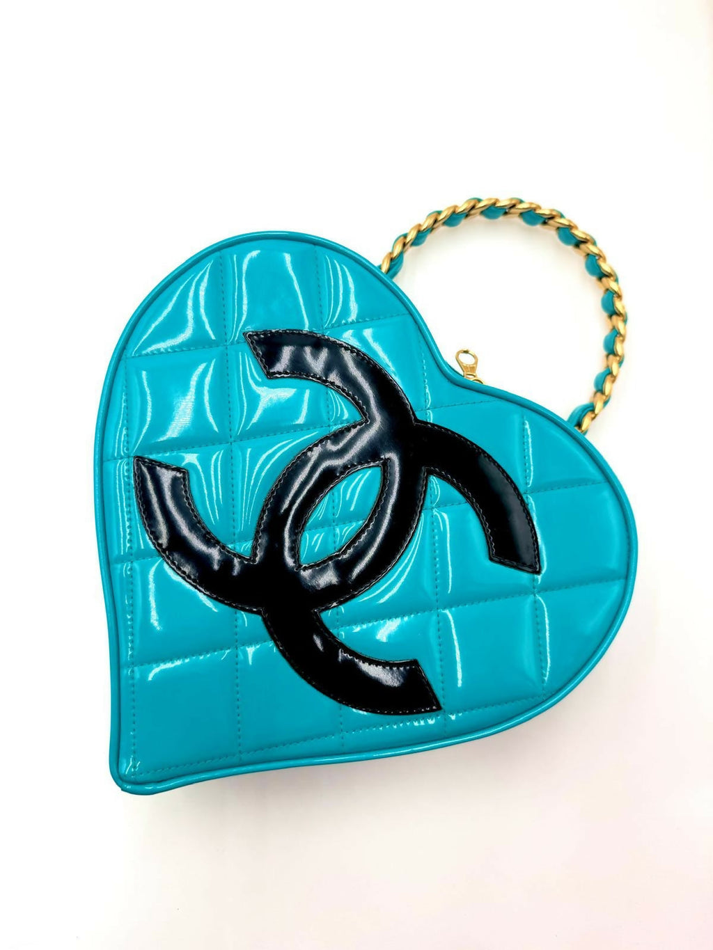 Chanel Vintage1995 Barbie Heart Vanity Bag