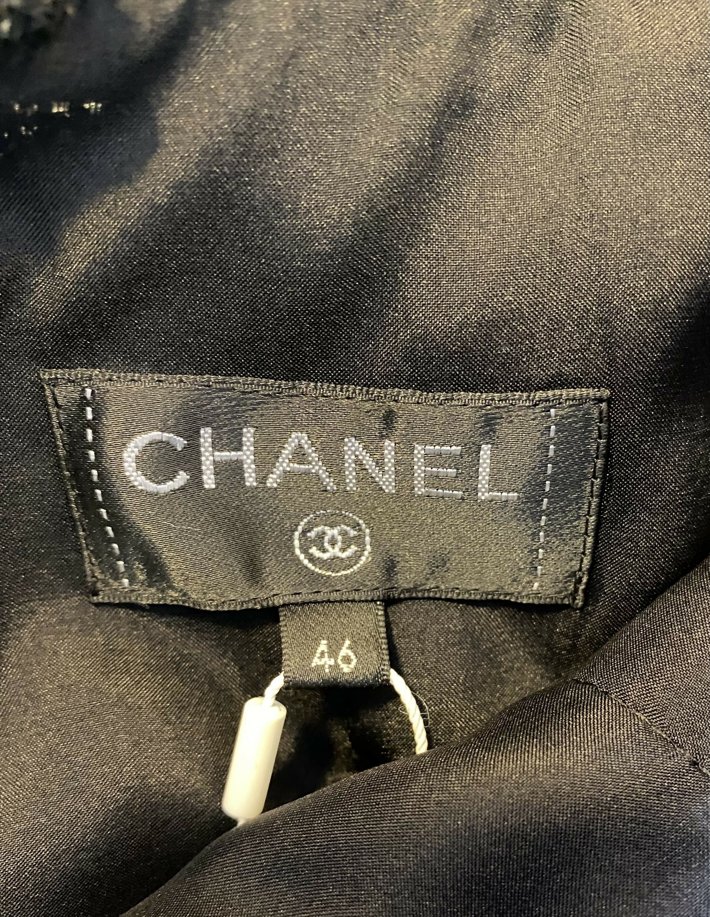 NEW W TAGS CHANEL 17S FANTASY TWEED 'ROBOT' SKIRT FR 46