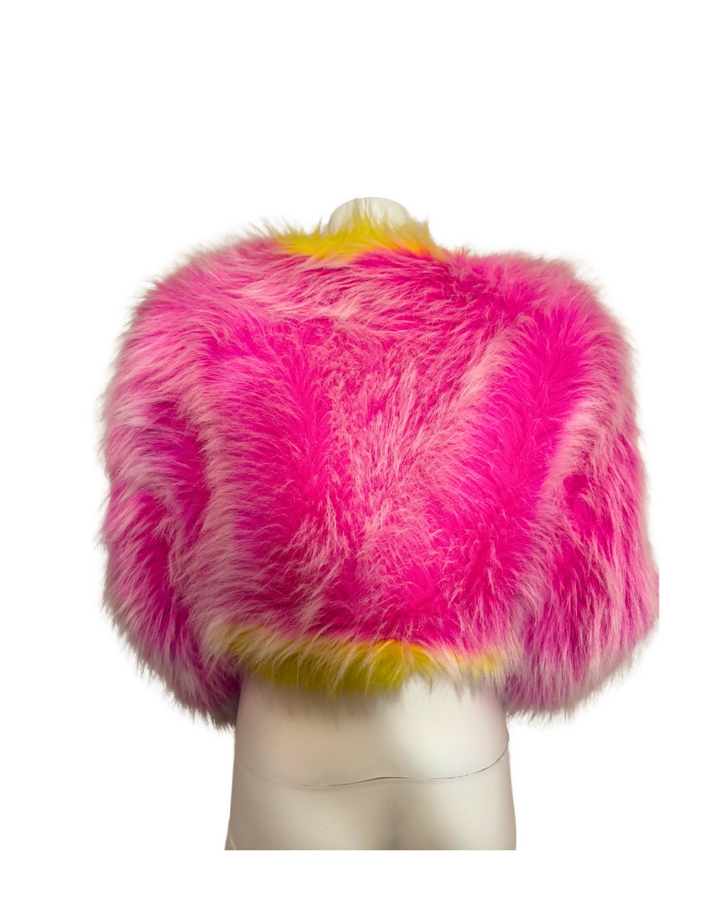 Chanel Vintage 1994 Pink & Yellow Cropped Jacket