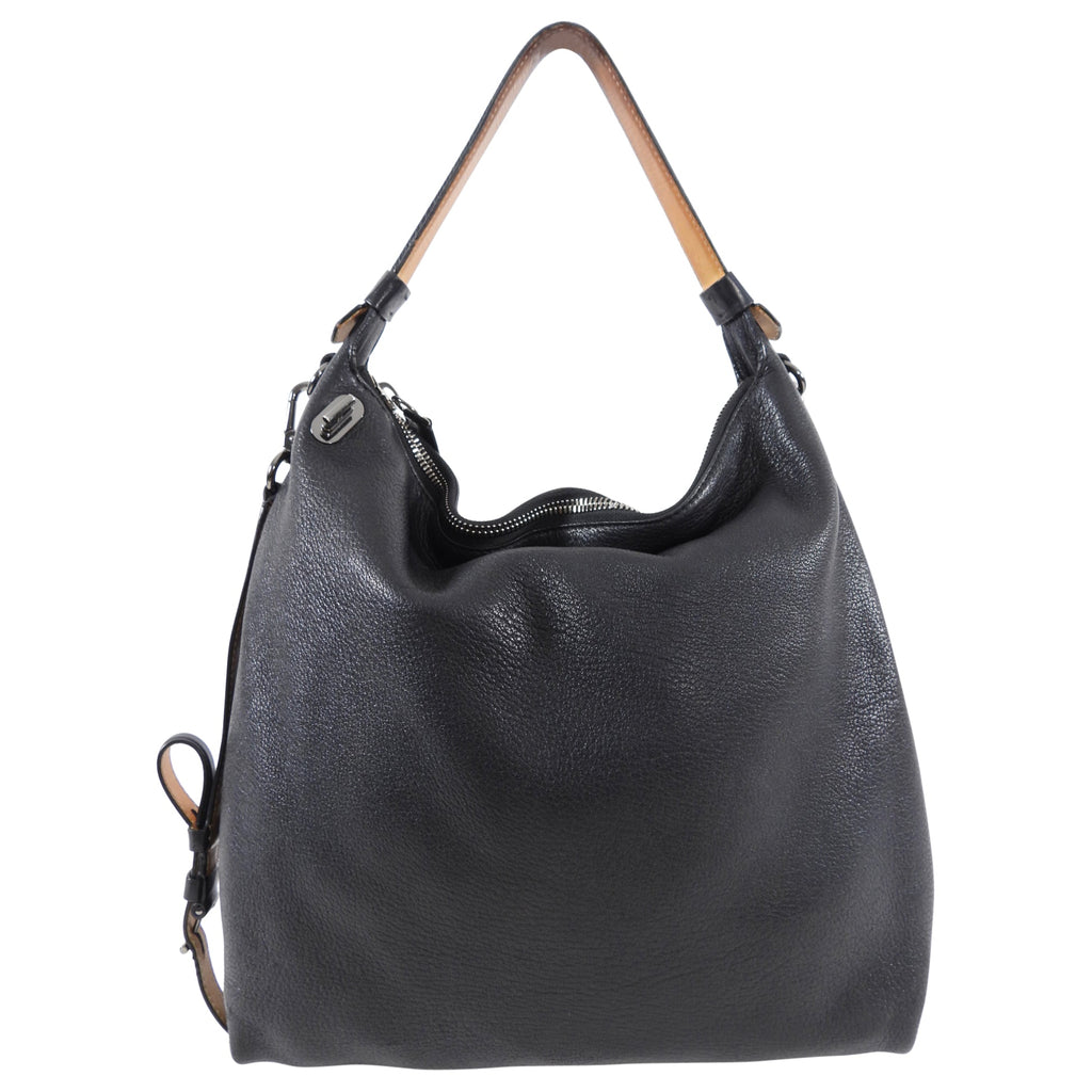 Reed Krakoff Large Black Leather Two-Way Shoulder Bag