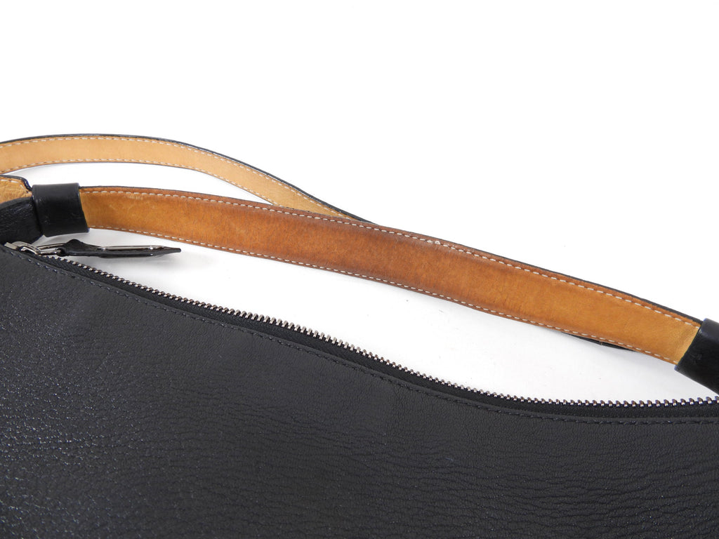 Reed Krakoff Large Black Leather Two-Way Shoulder Bag