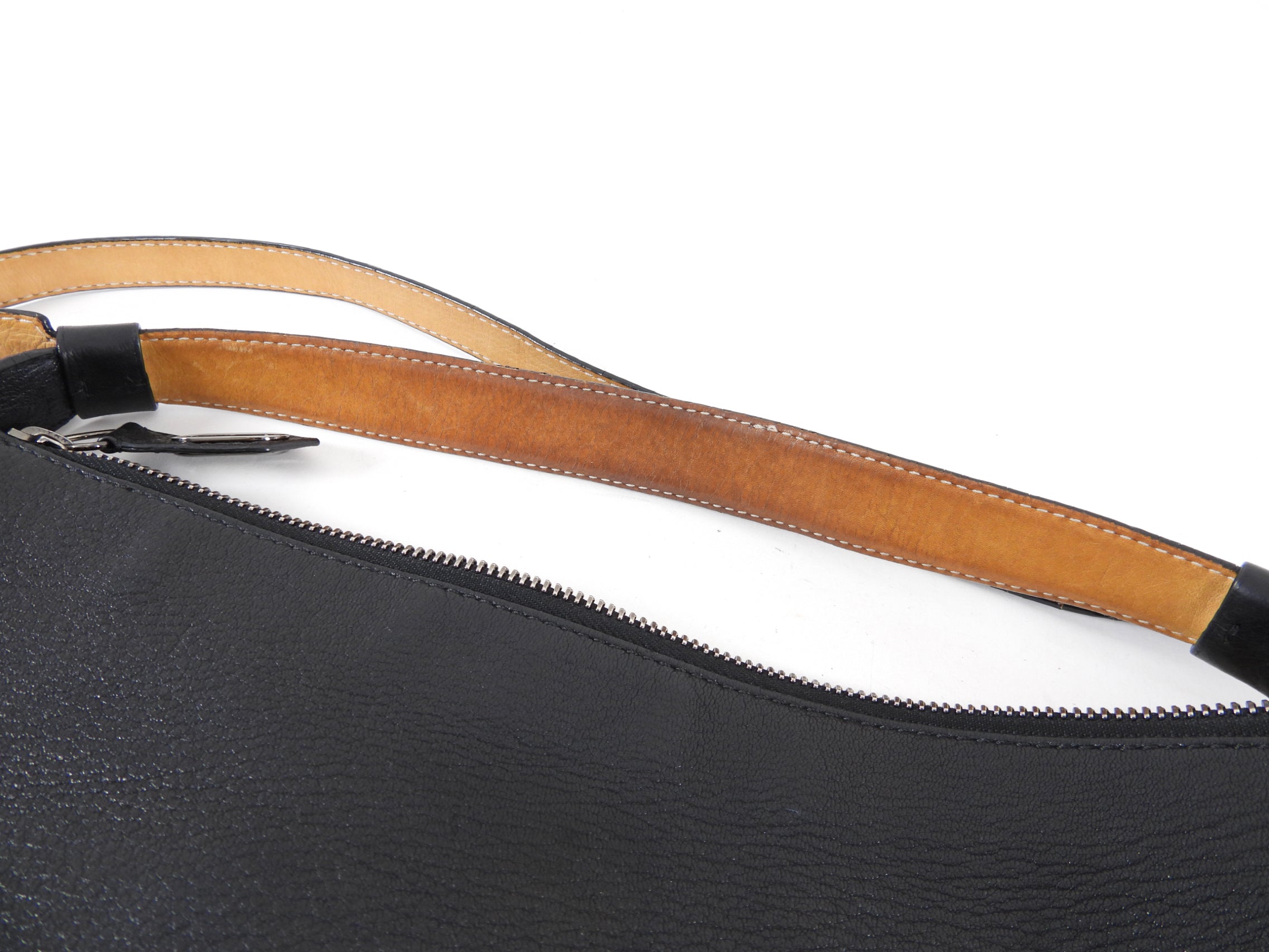 Reed Krakoff Large Black Leather Two-Way Shoulder Bag
