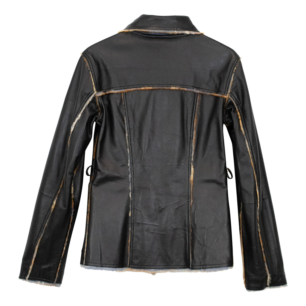 Reversible Leather Jacket -S/M