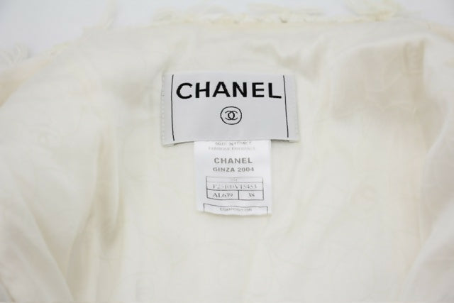 Chanel Vintage 2004 Cruise Ensemble Collarless Jacket