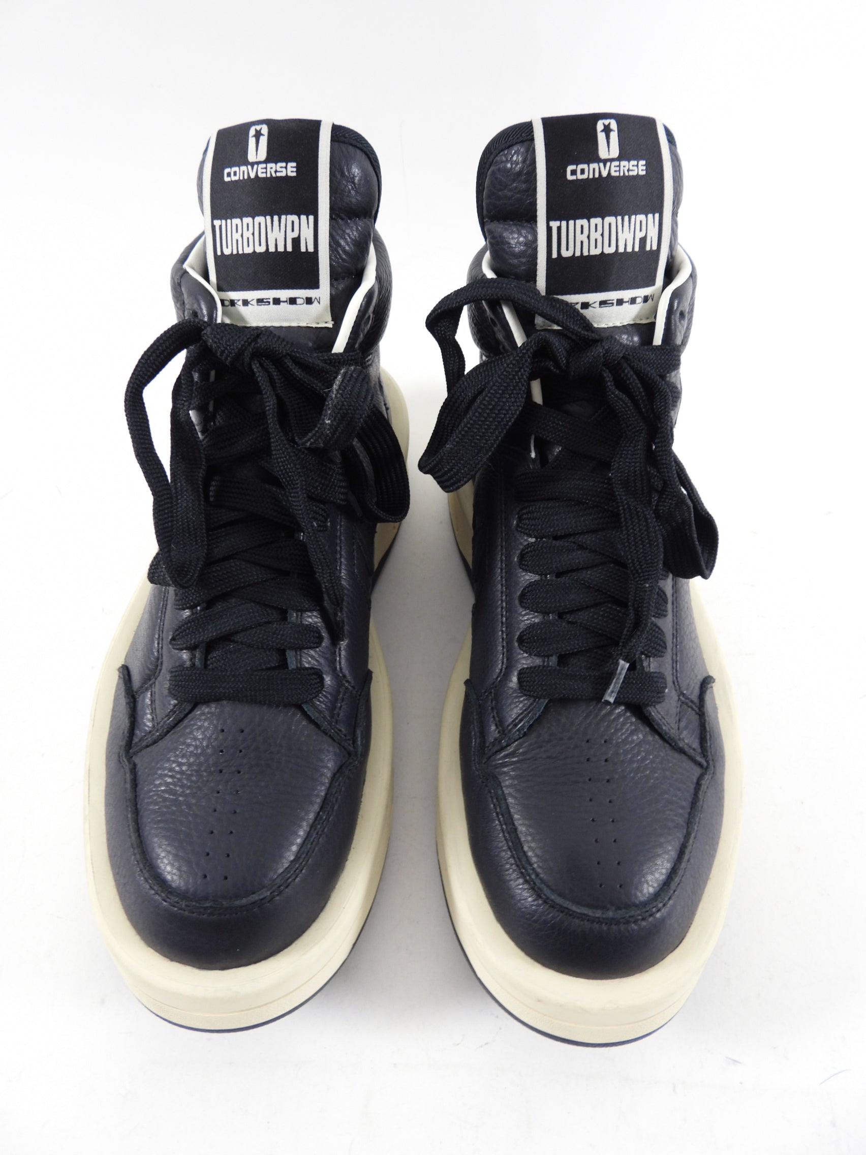 Converse x Rick Owens Turbowpn Limited Edition Leather high Top Sneakers - 40.5 / 9