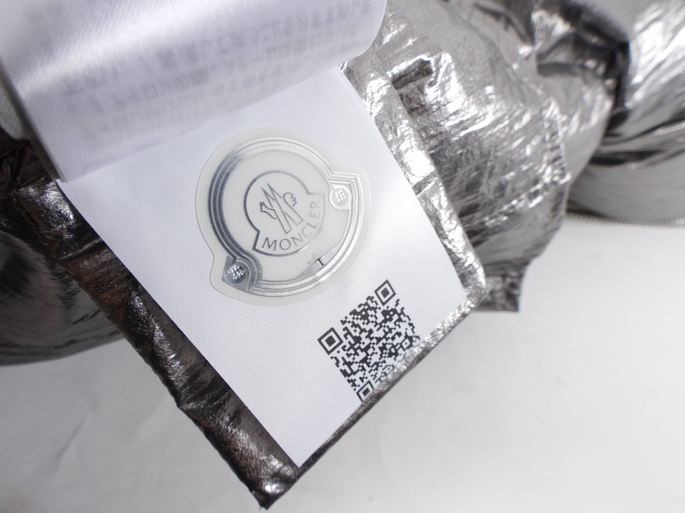 Moncler x Rick Owens Cyclopic Silver Down Puffer Coat - USA M