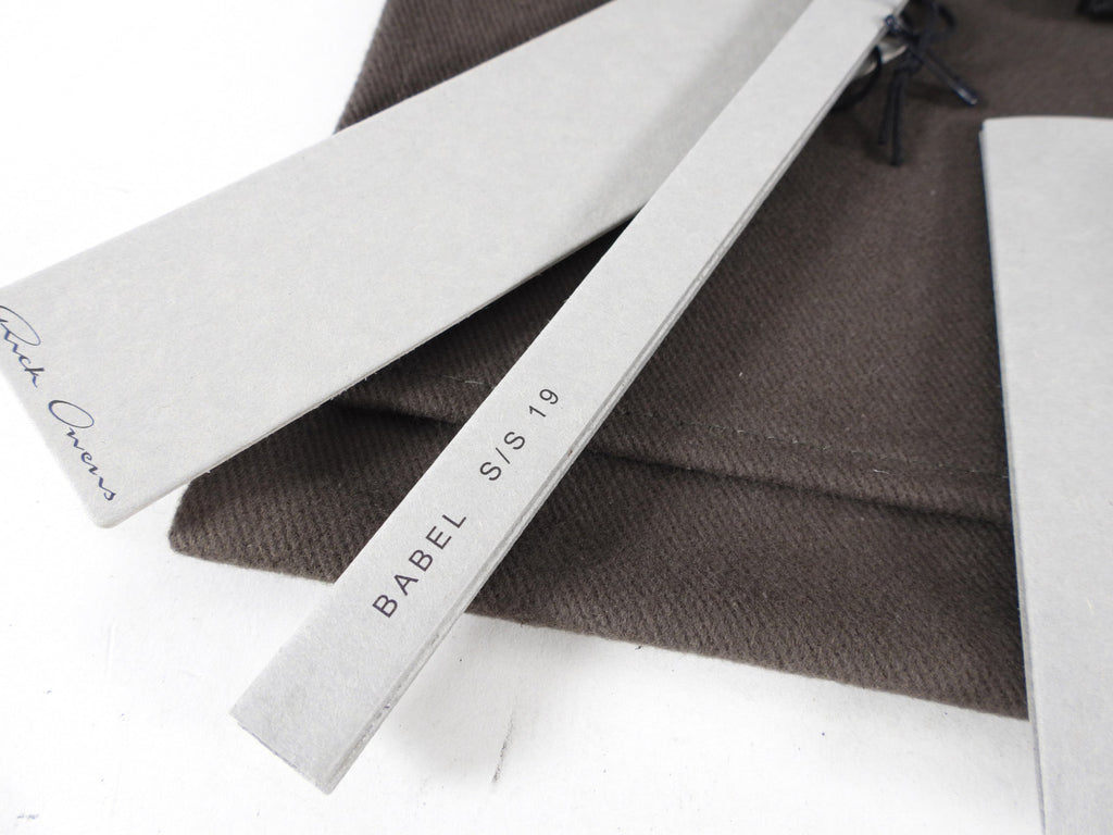 Rick Owens Black Small Wallet / Pouch Babel SS19