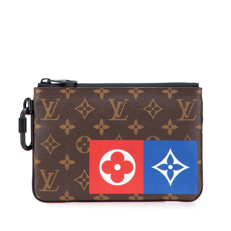 Louis Vuitton Zipped Pouch Monogram Clutch Bag