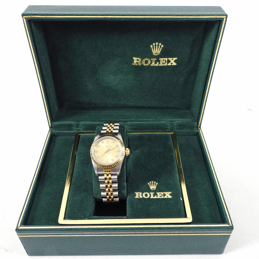 Rolex Vintage Ladies Oyster Perpetual Jubilee Diamond Watch