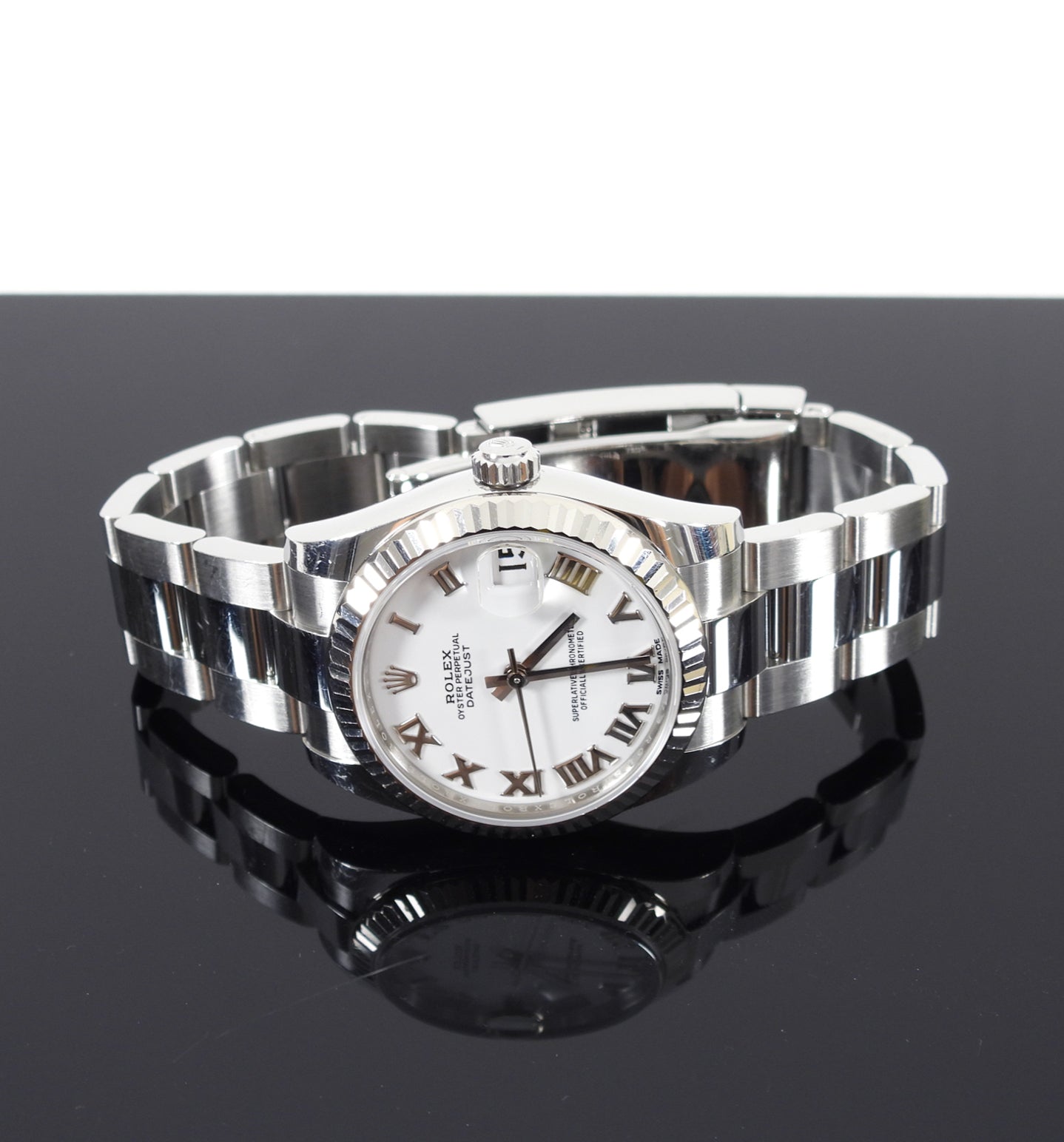 Rolex Datejust Stainless and 18k White Gold 31mm Ladies Watch