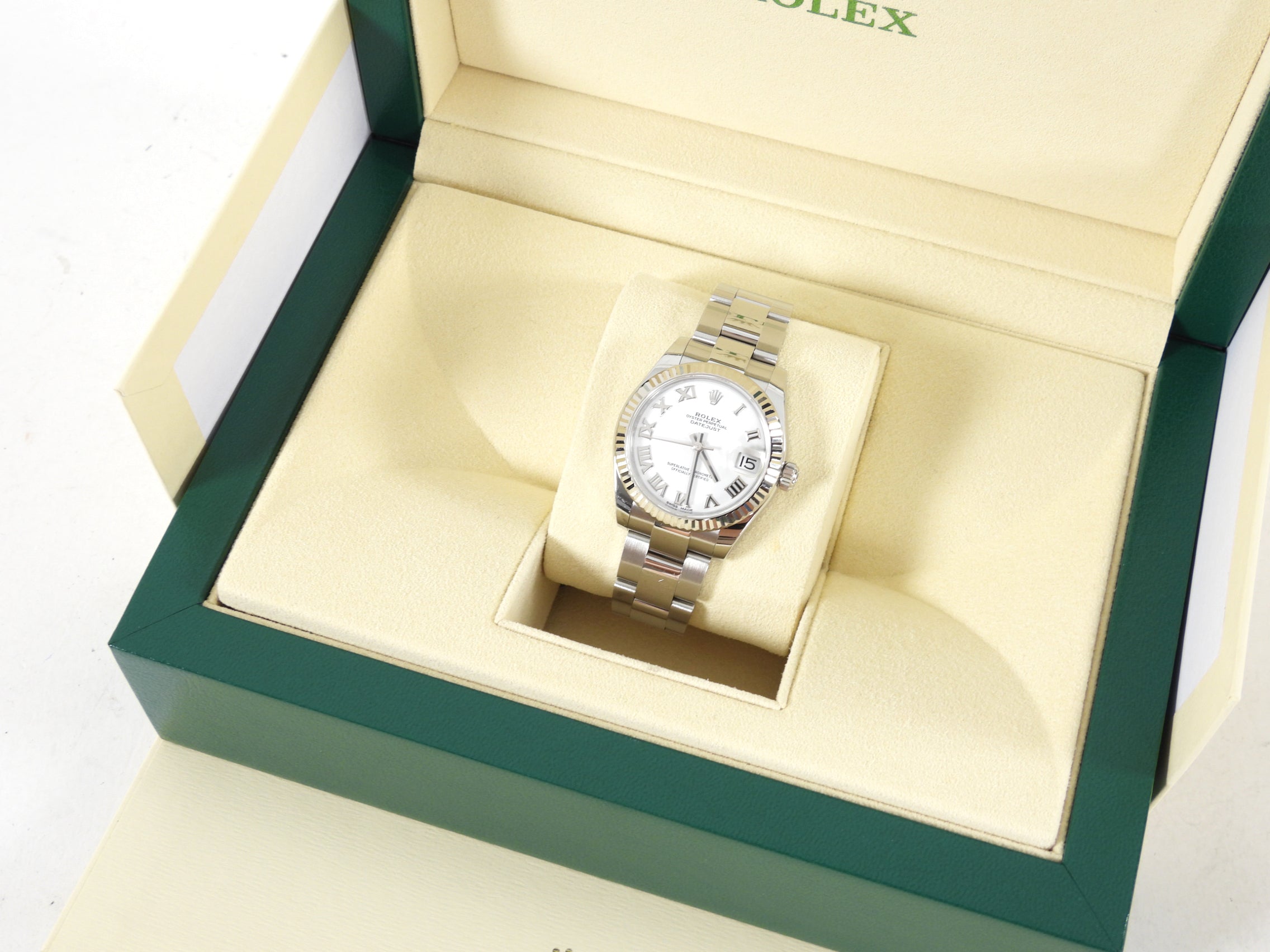 Rolex Datejust Stainless and 18k White Gold 31mm Ladies Watch