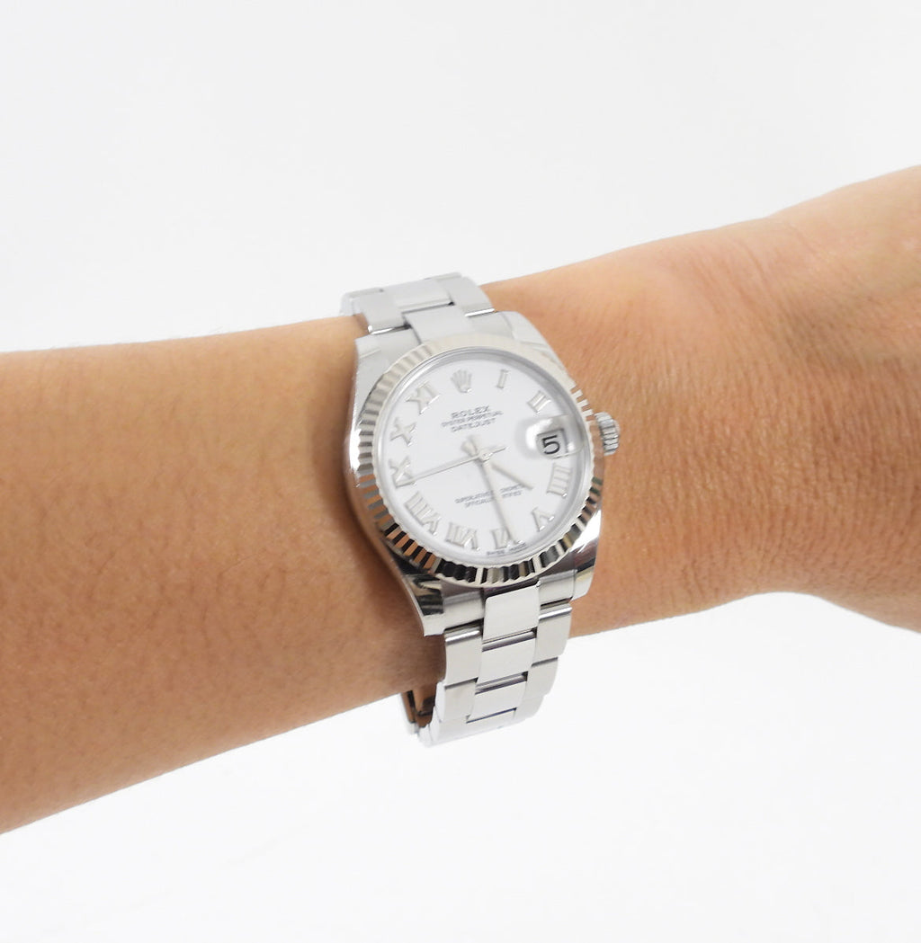 Rolex Datejust Stainless and 18k White Gold 31mm Ladies Watch