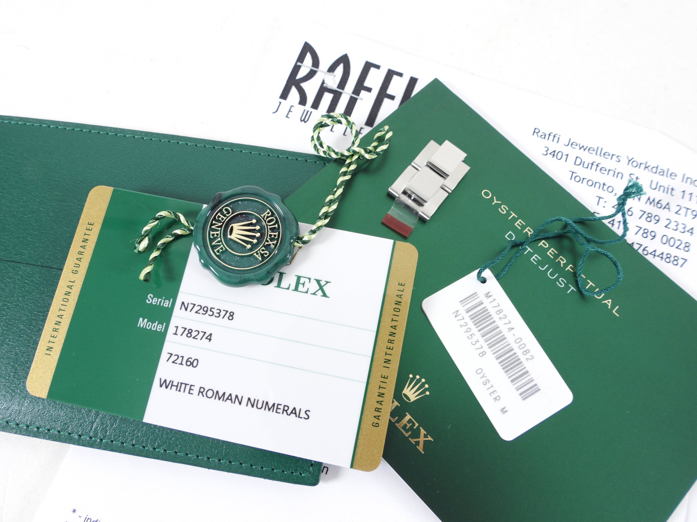 Rolex Datejust Stainless and 18k White Gold 31mm Ladies Watch