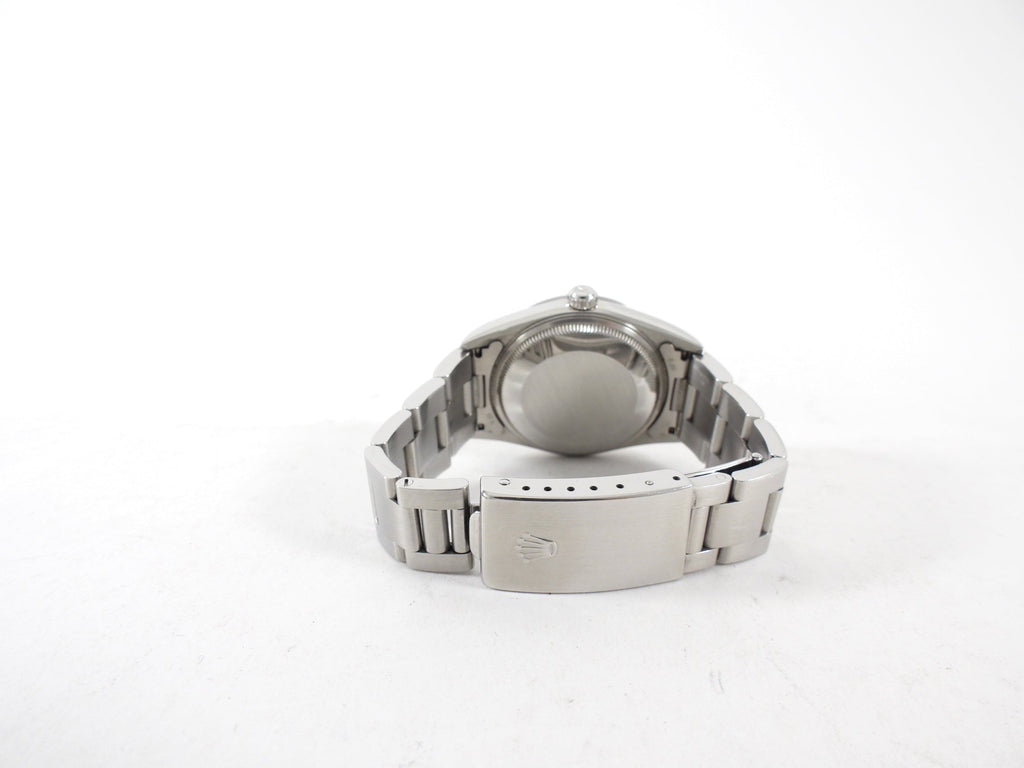 Rolex Air King 34mm Stainless Blue Dial Wrist Watch