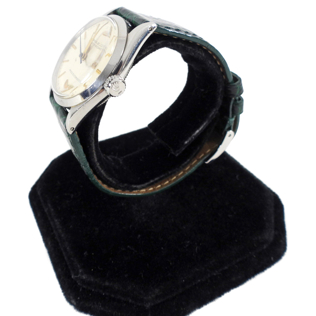 Rolex Vintage 1958 Wrist Watch with Green Band