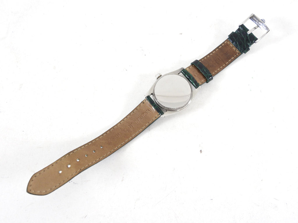 Rolex Vintage 1958 Wrist Watch with Green Band