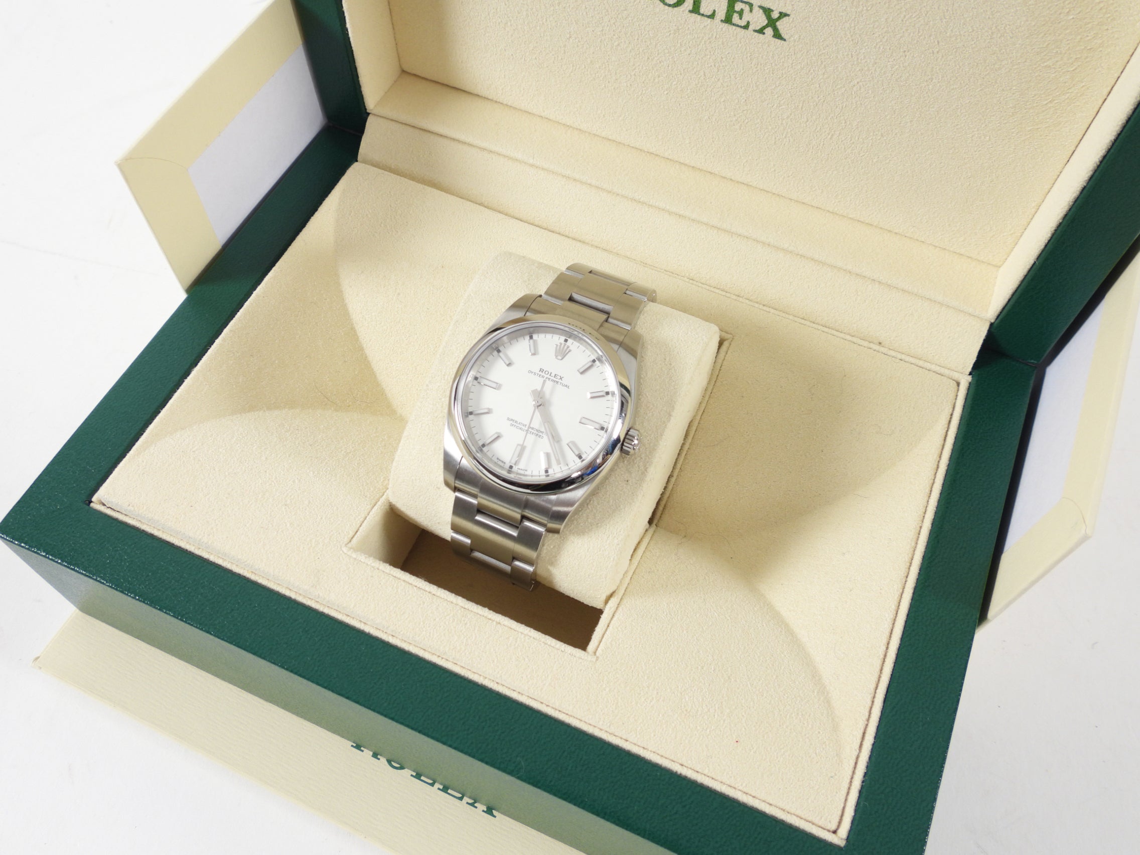 Rolex Oyster Perpetual Stainless Steel 34mm Automatic Watch