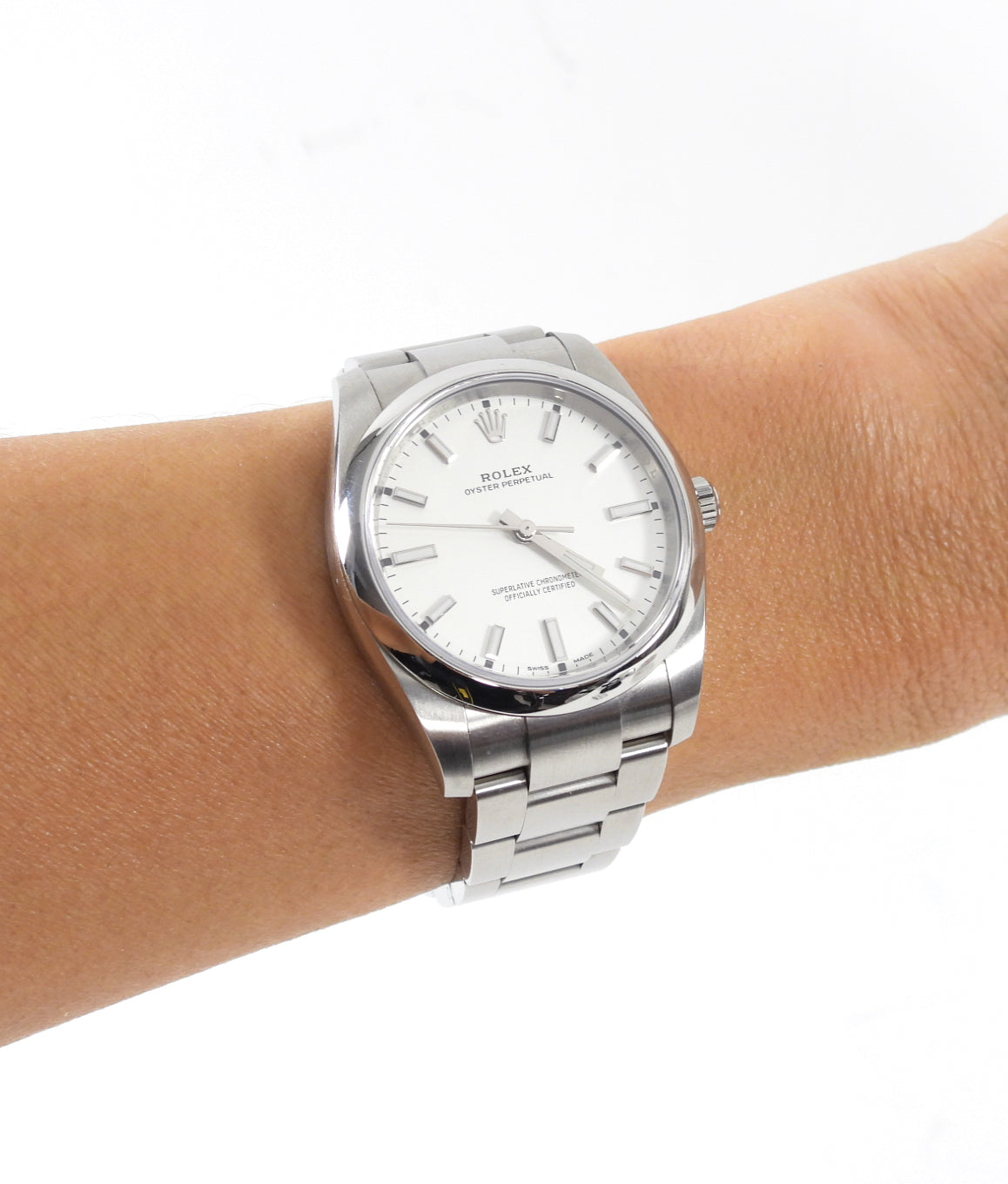 Rolex Oyster Perpetual Stainless Steel 34mm Automatic Watch