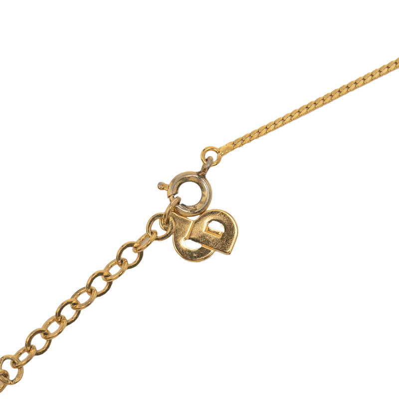 Dior CD Logo Square Necklace