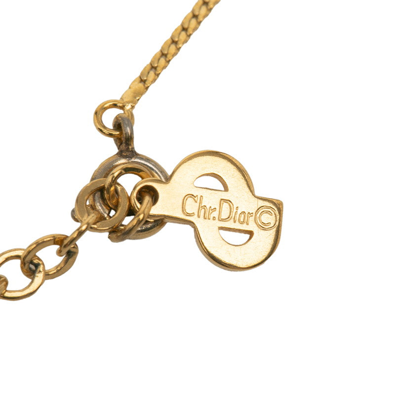 Dior CD Logo Square Necklace