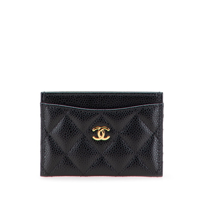 Chanel Classic  Case Caviar Leather  Case