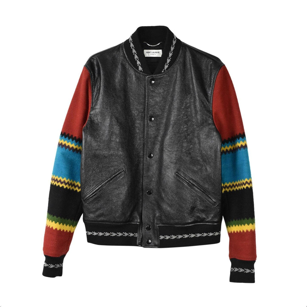 Saint Laurent 'Ikarus' Leather Jacket - Men's 48