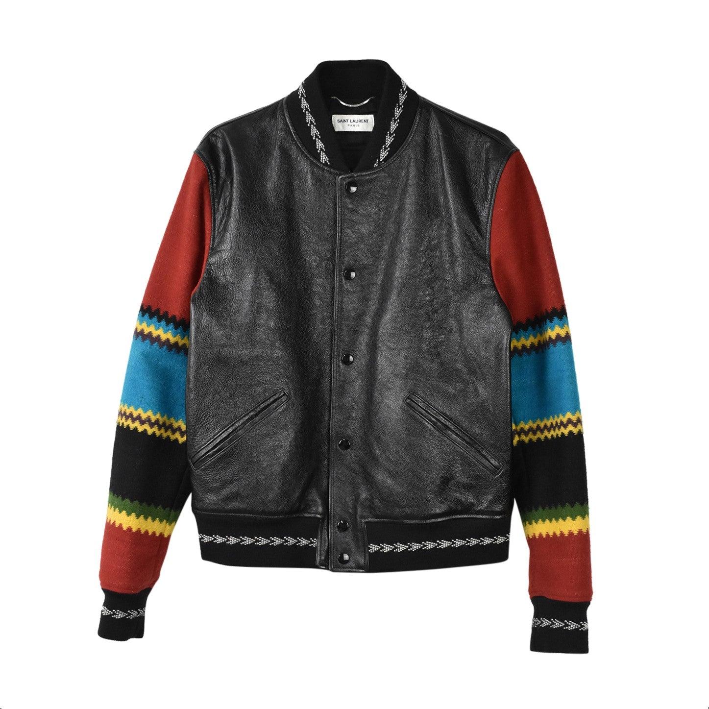 Saint Laurent 'Ikarus' Leather Jacket - Men's 48