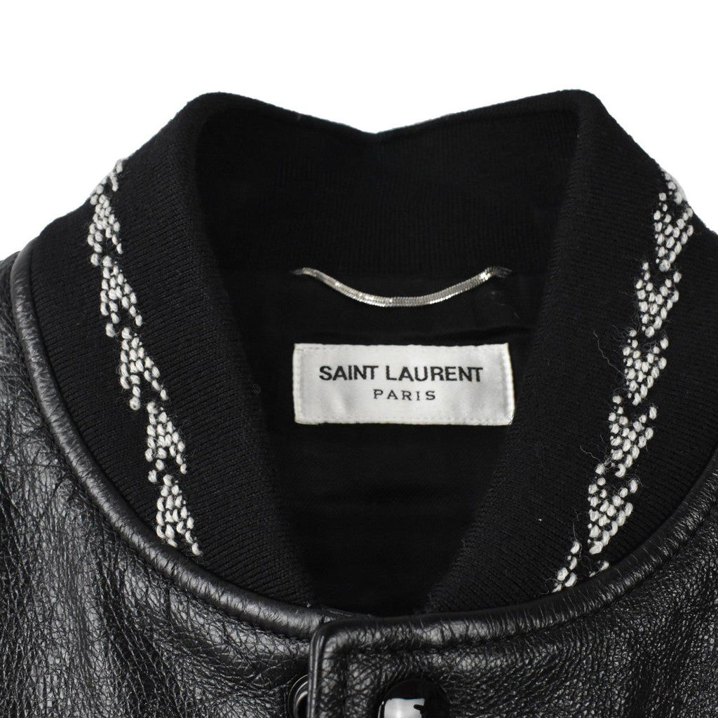 Saint Laurent 'Ikarus' Leather Jacket - Men's 48