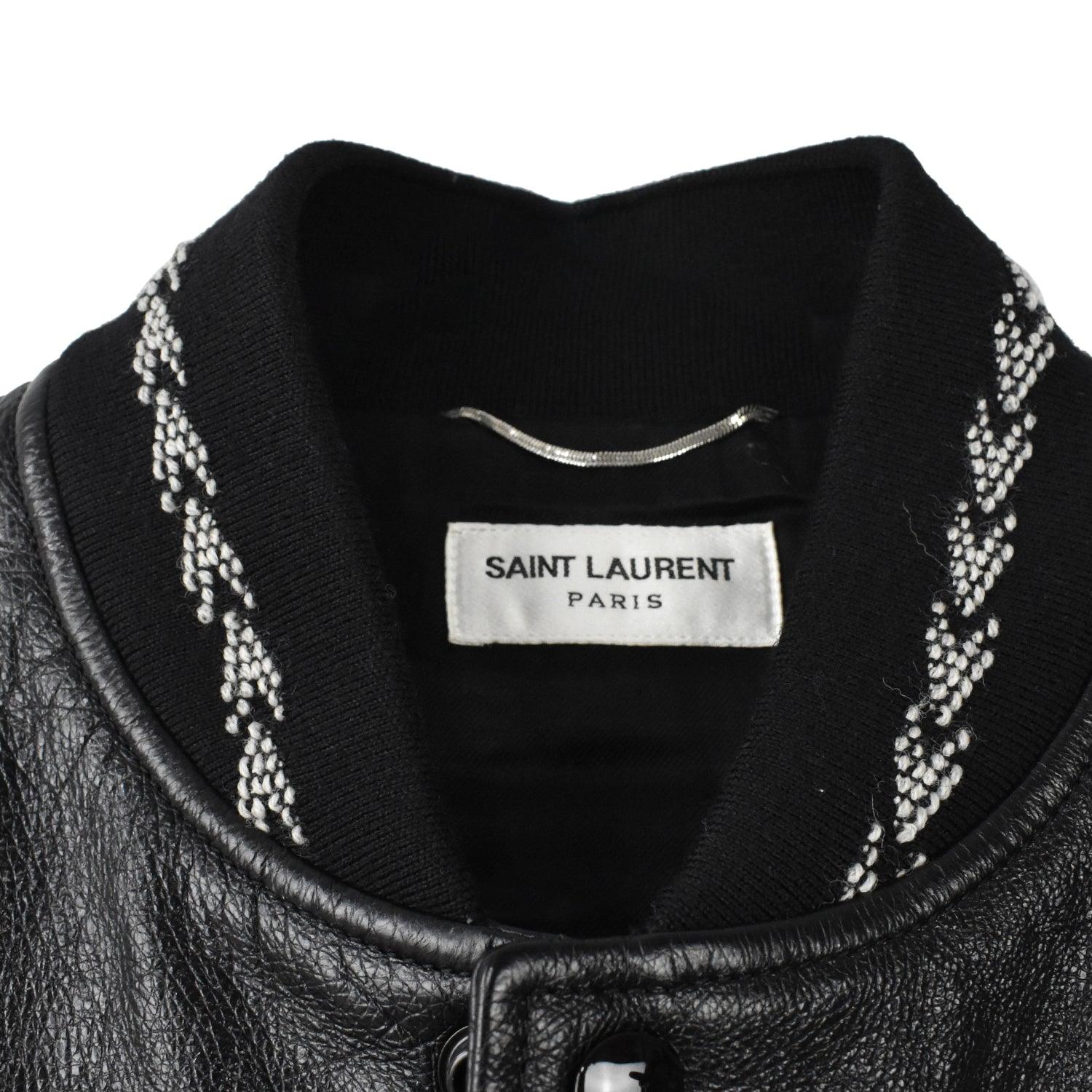 Saint Laurent 'Ikarus' Leather Jacket - Men's 48