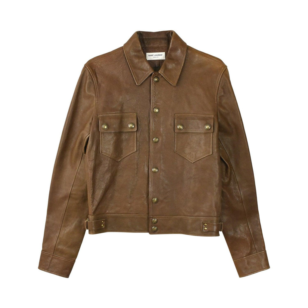 Saint Laurent Leather Jacket - Men's S