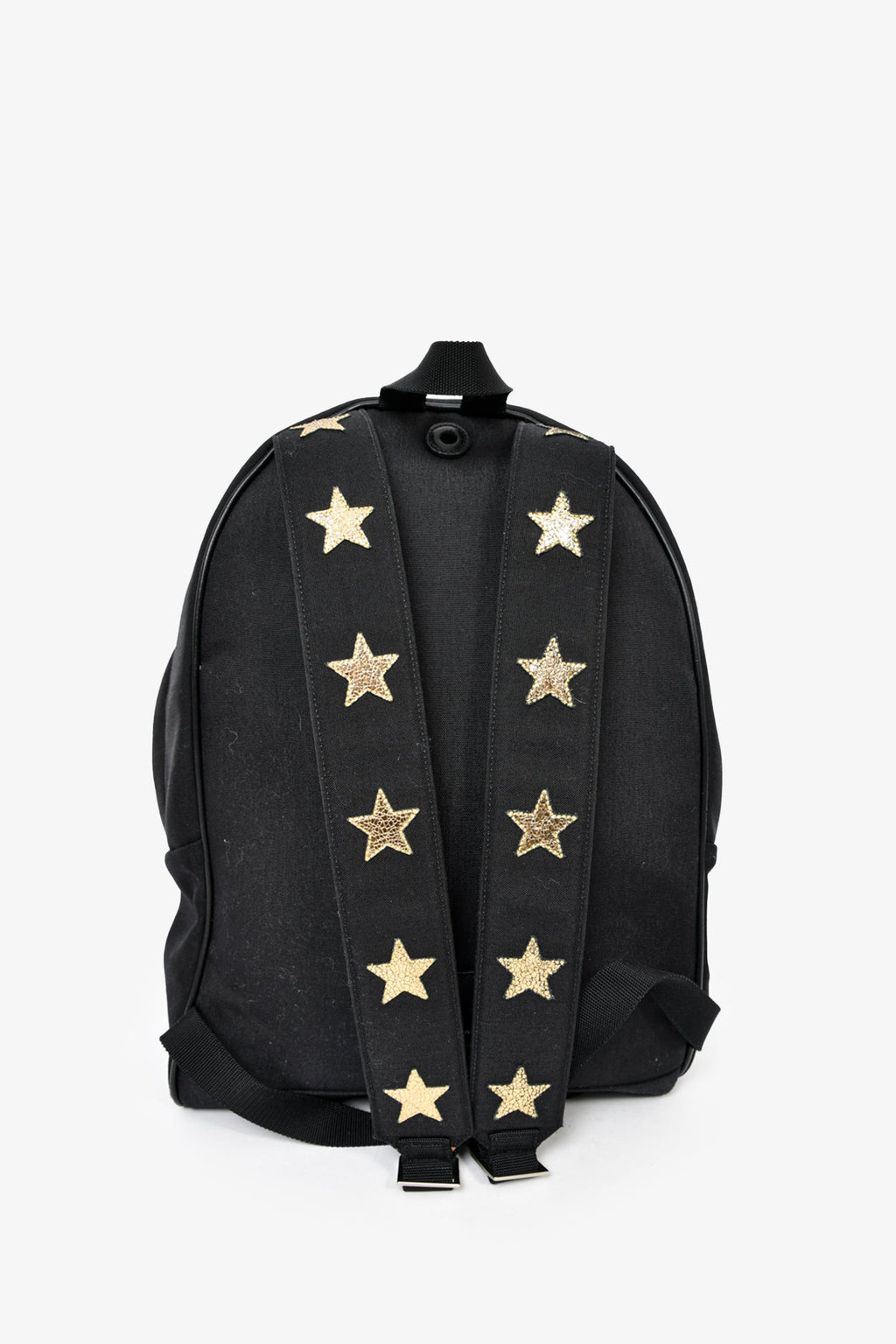 Saint Laurent Canvas/Leather Star Detail 'City' Backpack