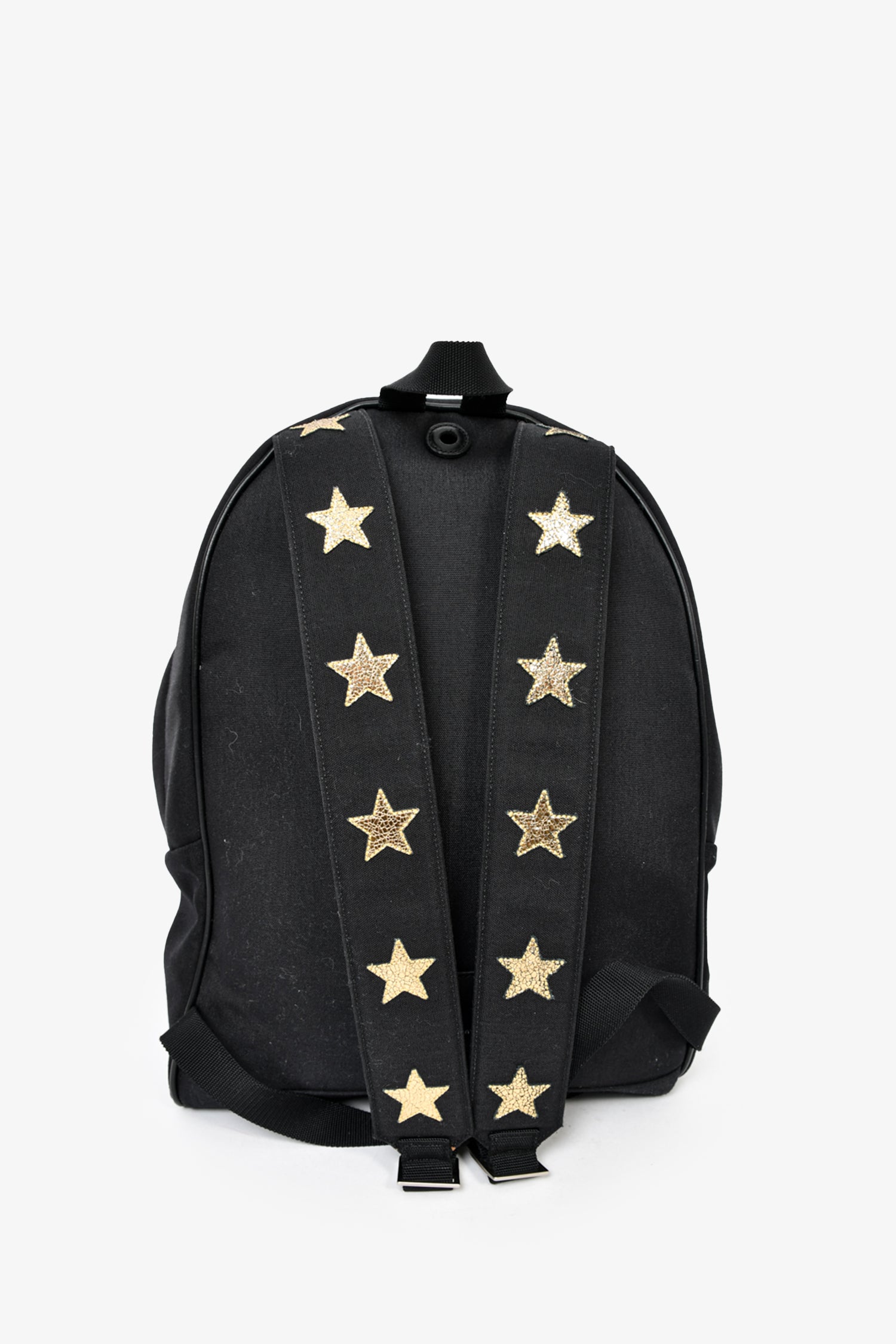 Saint Laurent Canvas/Leather Star Detail 'City' Backpack