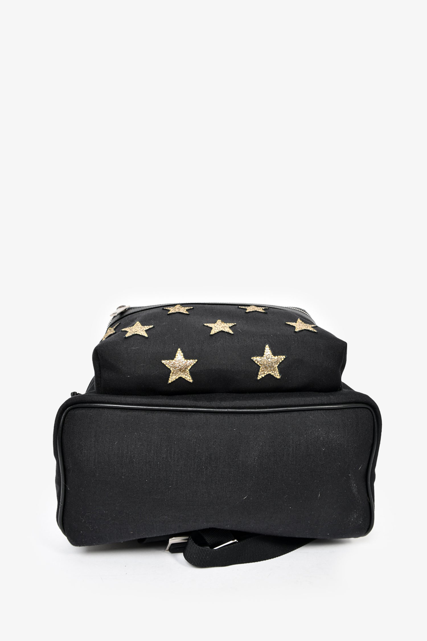 Saint Laurent Canvas/Leather Star Detail 'City' Backpack