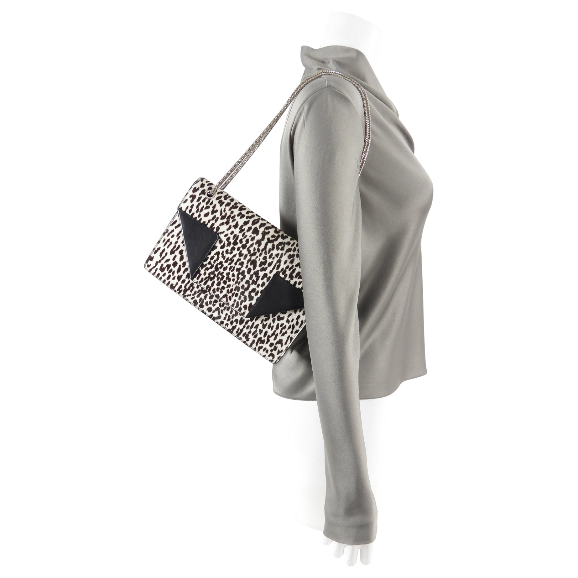 Saint Laurent Calf Hair Medium Betty Shoulder Bag